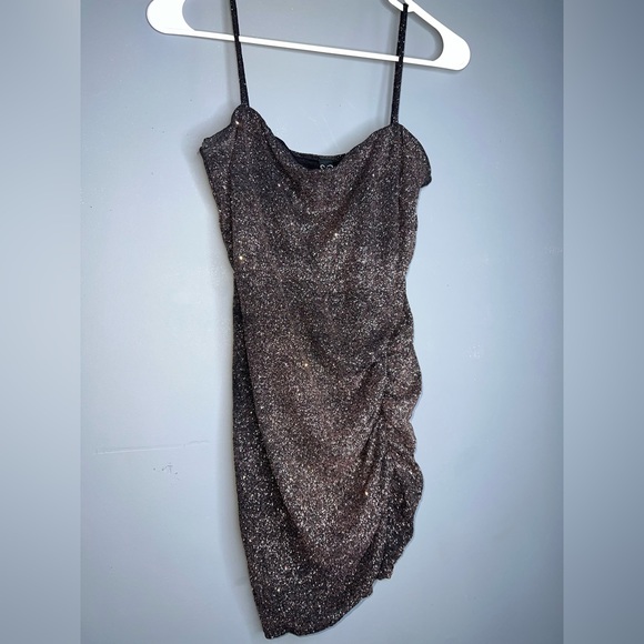 Black Glittery Windsor Dress | Women’s Large - Picture 10 of 15